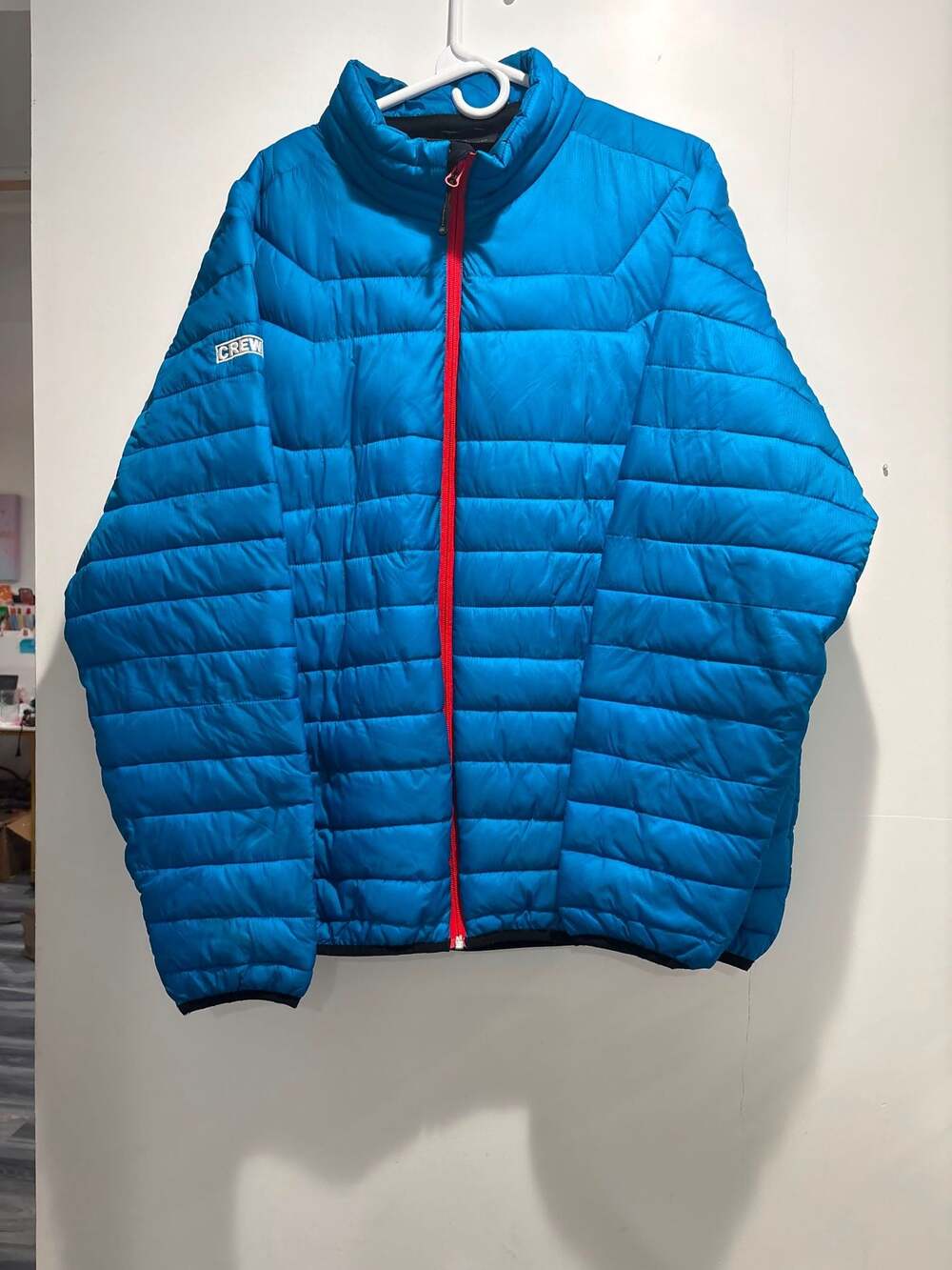 Stormtech WWE Crew Thermal Altitude Puffer Jacket Blue Red